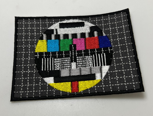 Retro test card souvenir - tv,