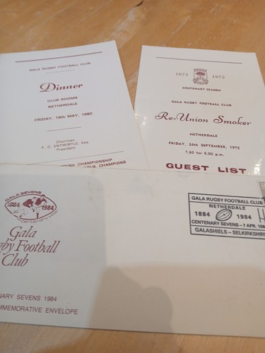 Gala rugby memorabilia s - rugby, 70's