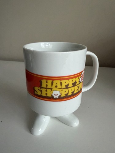 Vintage 80s happy shopper - happy, mug