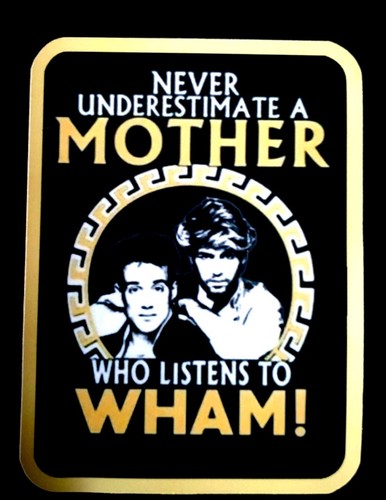 Wham sticker 80s - wham, xl