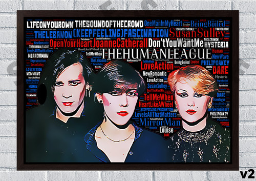 Human league pop art new - league,