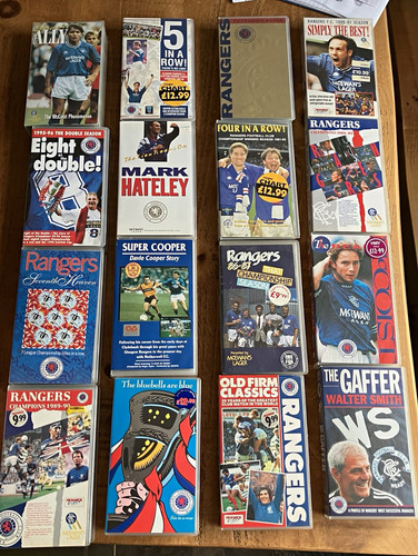 Rangers vintage vhs bundle - rangers, fc