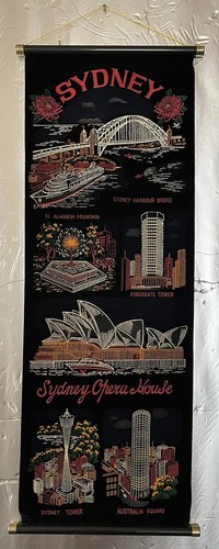 Vintage wall hanging scroll - vintage,