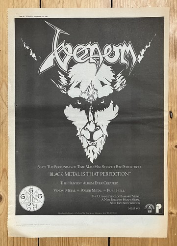 Venom black metal small - metal,