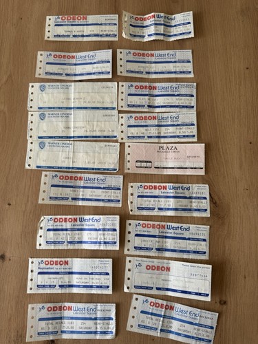 18x vintage movie tickets - vintage,